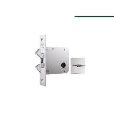 Fechadura 1006s Wc Roseta Quadrada Cromada Stam