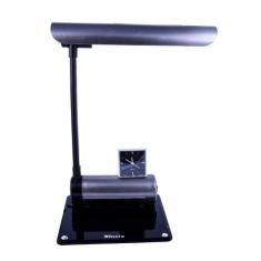 Luminária de mesa maximos preto com relógio ponteiro 1x13w 127v - Home