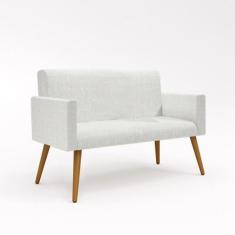 Namoradeira Poltrona Decorativa Luxo Tecido Linho - Balaqui - Balaqui 