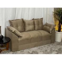 Sofá 3 Lugares Bege 607 Paris - Alpoim