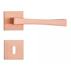 Fechadura Pado Vivaldi Roseta Quadrada Rose 55Mm - Interna