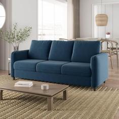 Sofá 3 Lugares em Veludo Orquídea CabeCasa MadeiraOriginals - CabeCasa