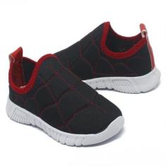Tenis Infantil Menino Casual Leve Confortável Aranha Bordado-Feminino