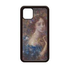Pintura a óleo Miss Fall XJJ para iPhone 12 Pro Max Capa para Apple Mini Mobile Case