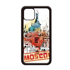 Capa Rússia Moscow Catedral de São Basílio para iPhone 12 Pro Max para Apple Mini Mobile Case Shell