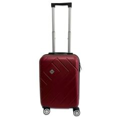 Mala Viagem Grande Abs com Rodinhas Giro 360 de Bordo Vinho