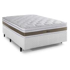 Cama Box Casal Molas Ensacadas Herval Amore, 67x138x188 cm