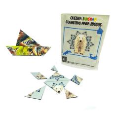 Kit 2 Quebra-Cabeças Tangram Cognitivos - Reidopendrive