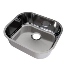 Cuba Simples Riva de Embutir em Inox sem Válvula e sem Polimento 40 x 