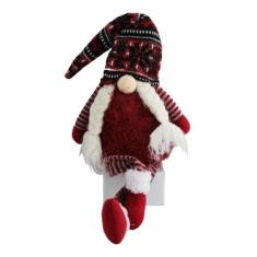 Papai Noel Sueco Enfeite De Natal Duende Mago Barbudo Grande - Targuer