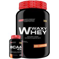 Kit Whey Protein Waxy Whey 900g + BCAA 100g - Bodybuilders-Unissex