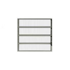 Vitro Basculante Alumínio Branco 80 (A) X 60 (L) - Hale