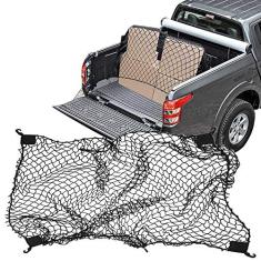Rede Elástica de Caçamba Para Contenção de Bagagem CargoFix Big CargoNet Universal Mitsubishi L200 L-200