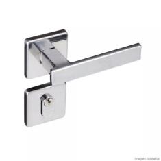 Fechadura Externa Aço Zamac Concept Com Roseta 408 Pado Croma