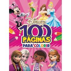 Disney - 100 Páginas Para Colorir - Meninas - RIDEEL EDITORA ( BICHO E