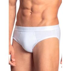 Cueca Lupo Slip Cotton  Algodão Com Elastano 00485-002, Branco, P