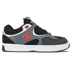 Tênis DC Unissex Couro Kalynx Zero IMP | Black Grey Red