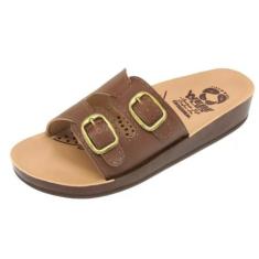 Chinelo Anatômico Webe Flex Feminino 2 Fivelas Café, Café, 35