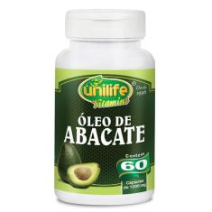 Óleo De Abacate 60 Cápsulas 1200Mg Unilife
