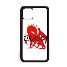 Capa Winged Animal Dragon Myth East West para iPhone 12 Pro Max para Apple Mini Mobile Case
