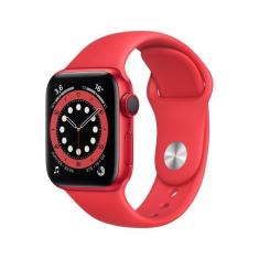 Apple Watch Series 6 Cellular + Gps, 40 Mm, Alumínio (Product)Red, Pulseira Esportiva (Product)Red – M06r3be/A