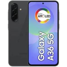 Smartphone Samsung Galaxy A36 128GB 5g - Preto, Câmera Tripla 50mp, Ram 6gb, Tela 6.7"