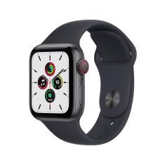 Apple Watch Se Gps + Cellular 40mm Caixa Cinza-espacial De Alumínio Pulseira Esportiva Meia-noite