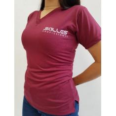 Camiseta Feminina Vinho Salles Profissional
