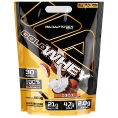 Gold Whey 900g Refil Concentrado Adaptogen Science Sabor:Chocomaltine;Tamanho:Único;Gênero:Unissex-Unissex