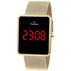 Relógio Champion Unissex Digital Led Ch40080V Quadrado