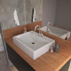 Kit Cuba Rt49 Com Torneira 1198 Metal E Válvula 1 Polegada Compace Cinza