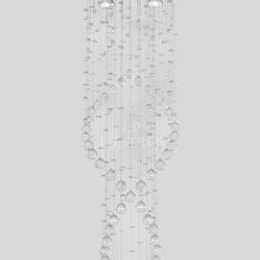 Lustre Espiral Duplo Para Sala De Estar Com 1m De Altura Bivo
