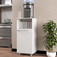 Balcão de Cozinha 1 Porta com Nicho J Carvalho Branco