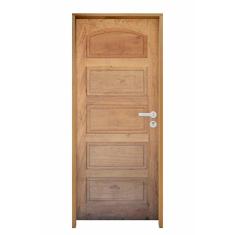 Kit Porta de Madeira Ruby 82 x 2.10 Bat.14cm Fech.Ext Stilo Cromada - Hale