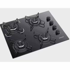 Fogão Cooktop Essencial 4 Bocas Itatiaia, Preto, Bivolt