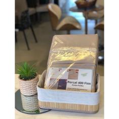 Jogo Lençol 3 Peças Casal Percal 400 Fios