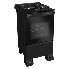 Fogão Mueller MFV4BF 4 Bocas Automático Mesa de Vidro Forno Total Clean