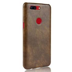 Capa para OnePlus 5T, capa de celular com proteção robusta 360° protege seu telefone capa de couro granulado para OnePlus 5T
