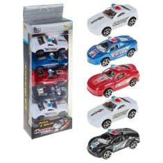 Carrinho de Brinquedo Modelo Viaturas Carros de Policia Kit com 5 - Ar