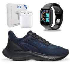 Kit Tênis Esportivo Olimp Clickshop Masculino Para Caminhada Academia 