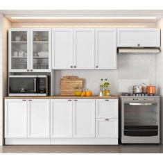 Cozinha Completa 4 Peças 10 Portas 2 Gavetas 1 Nicho para Forno Unna Y