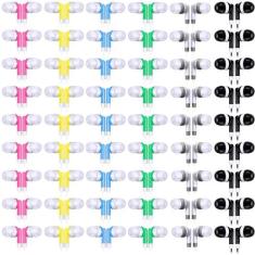 Fones de Ouvido Infantis Konohan - Pacote com 60 Unidades (6 Cores)