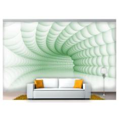 Papel De Parede Túnel Profundo Geométrico 3D At17 - Você Decora