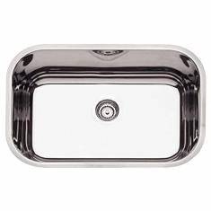 Cuba de Embutir Tramontina Lavínia 47 BL em Aço Inox Polido 47x30 cm