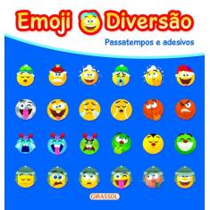 Livro - Emoji Diversão Azul - Passatempos Diversão