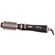 Escova Rotativa Mondial ERB-01 1200 W Bivolt - Preto/Golden Rose