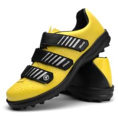 Sapatilha Sapato Tênis de Ciclismo SEM CLIP Speed Bike - WORD, Amarelo