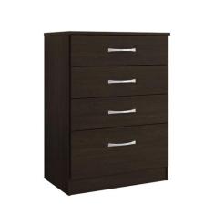 Cômoda 4 Gavetas Astral Ébano Touch 4460 Demóbile