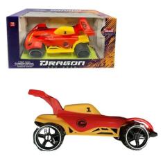 Carrinho Corrida Brinquedo Dragon Ss Infantil Usual Off Road, Vermelho