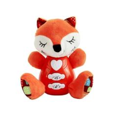 Clingo Pelucia Raposa Musical Laranja